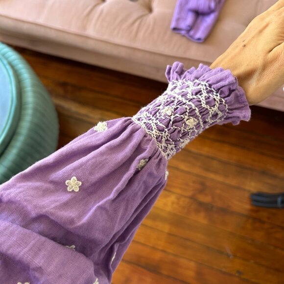 Sezane lilac blouse - Picture 4 of 6